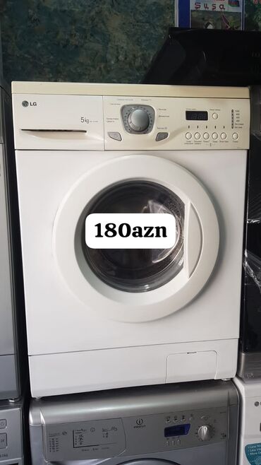 Paltaryuyan maşınlar: Paltaryuyan maşın LG, 5 kq, Qurutmasız, Kredit yoxdur