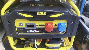 Генераторы: Генератор 7 кВТ бензиновый Бензиновый генератор RWD9600E — 12