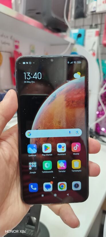 balaca telefonlar qiymeti: Xiaomi Redmi 9, 64 GB, 
 Sensor