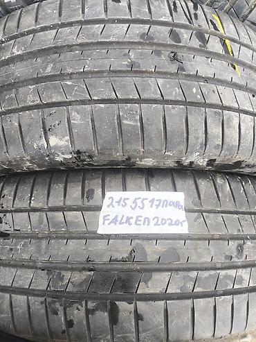 2155517: Шины 215 / 55 / R 17, Лето, Б/у, Пара, Легковые, Falken — 1