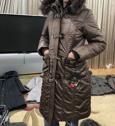 куртка зима женская: Пуховик, L (EU 40)
