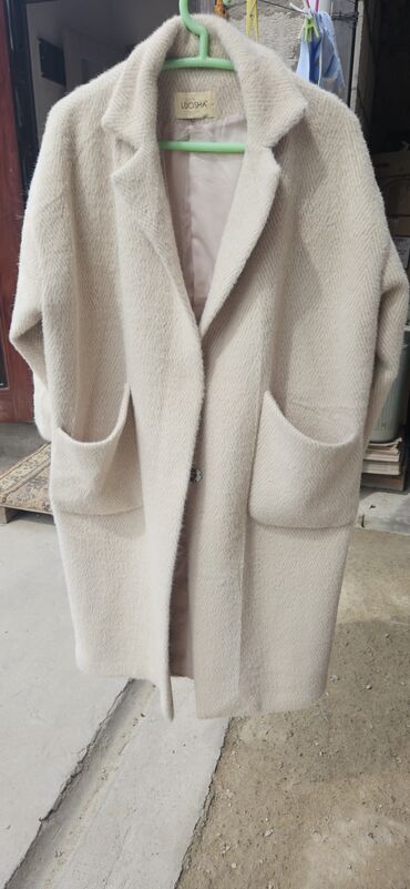драповое пальто женское зимнее: Пальто, Осень-весна, Альпака, Оверсайз