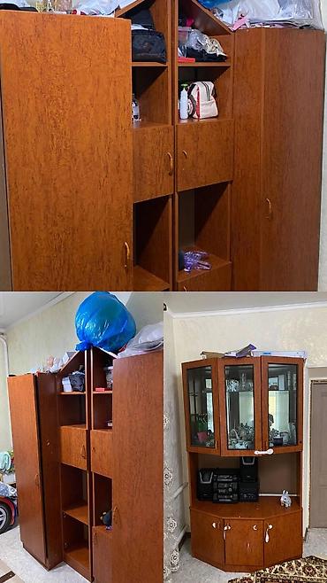 study table: Комплект мебели для дома: 1) Двуспальная кровать с матрасом - Размер — 2