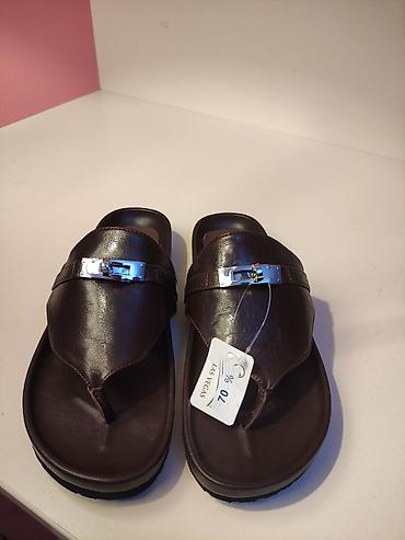 kepenek sepler: Qadın üçün dəridən barmaqarası sandal – Freda Lion Original Shoes - — 1