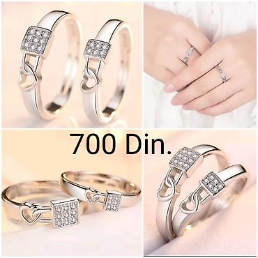 ring rx25: Podesivi prstenovi u paru od cink legure – 700 Din. - Elegantna — 2