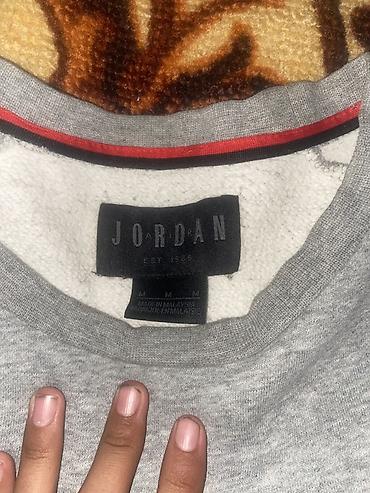 мужской одежды: Мужская толстовка, M, Jordan, Б/у, цвет - Серый, Самовывоз, Платная доставка — 3
