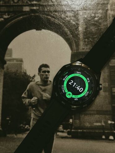 шикарный золотые комплекты с бриллиантами: Спортивные часы часы, Huawei (Watch GT), Барометр, GPS, Компас, Водонепроницаемые, Синхронизация с другими устройствами, Оригинал, Мужские, Б/у