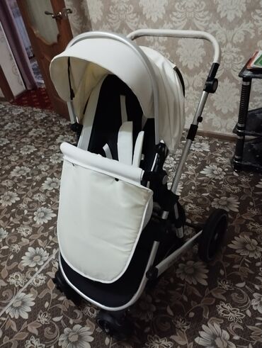 Коляски: Коляска, цвет - Черный, Б/у — 3