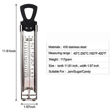 Ostali kuhinjski aparati: Kuhinjski termometar za slatkiše i prženje - Materijal: nerđajući — 4