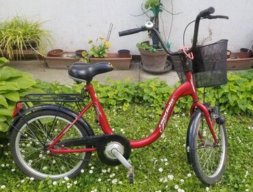 deciji bicikl sa pomocnim tockovima: Capriolo Pony -crveni Ispravan bicikli sa slika, posedujem i račun