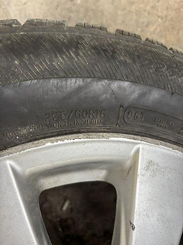 lassa 16: Toyota üçün yüngül lehimli disk və qış təkəri komplekti - Disk: 16 — 3