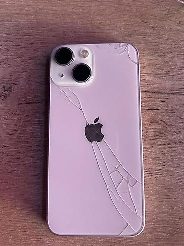 IPhone 13 mini, Б/у, 128 ГБ, Розовый, Чехол, 70 %