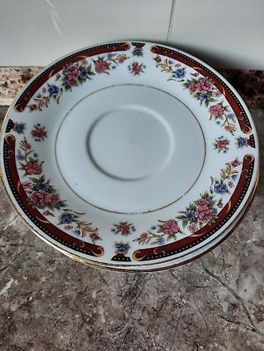 Наборы посуды: Посуда, фарфоровые тарелки СССР, размер 20×15 см, 11 шт — 11