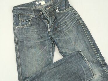 spodnie fuksja: Jeans, 10 years, 140, condition - Good