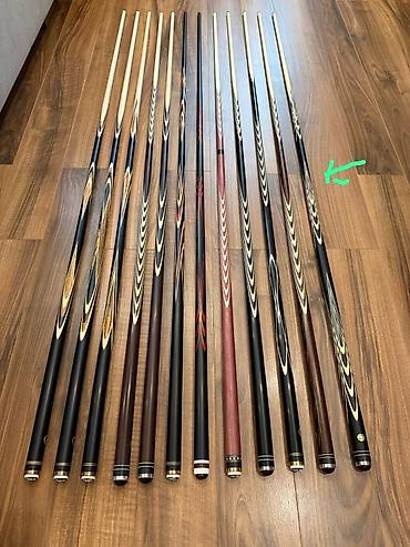 Бильярдные столы: Набор бильярдных киев (русский бильярд/пул), разборные. Классические — 1