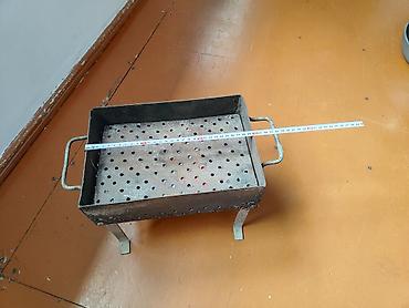 das komur: Metal manqal və sac dəsti İstirahete Piknike gedenler ucun cox rahat — 1