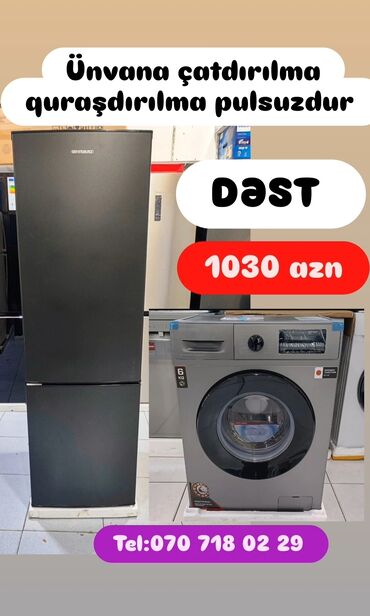 Digər aksesuarlar: Anbardan satiş komplekt dəst Soyuducu paltaryuyan məişət texnikası — 7