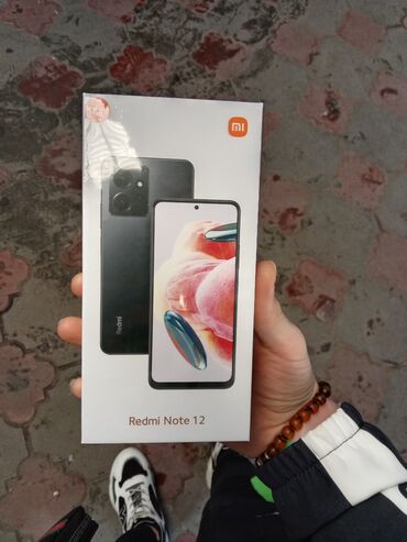 redmi 13 с: Redmi, Redmi Note 12, Колдонулган, 128 ГБ, түсү - Кара, 2 SIM