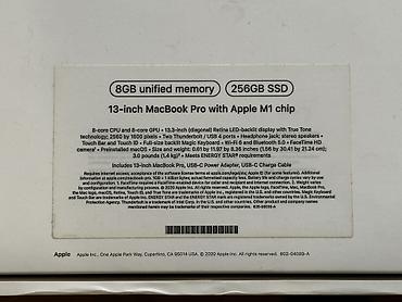 Apple MacBook: İşlənmiş Apple MacBook, 13.3 ", Apple M1, 256 GB, Pulsuz çatdırılma — 5