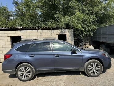 запчасть прицеп: Задняя левая дверь Subaru 2018 г., Б/у, цвет - Синий,Оригинал