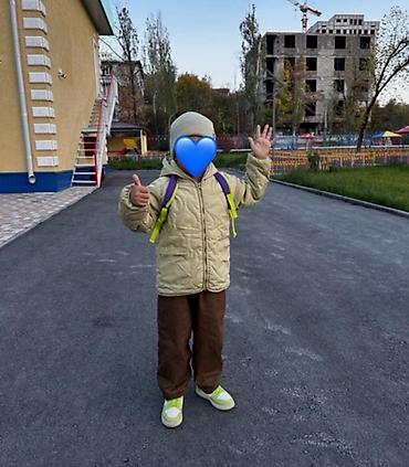 стёганое: Детская стёганая куртка для межсезонья Размер 130см на 5-6 лет Цена — 1