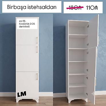 Digər dolablar: Bir qapılı dolablar təmiz laminatla 📌 Qiymət : 110₼ Təhvil qısa — 2