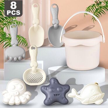 набор детской посуды: Наборы для песочницы в наборе 8 предметов
