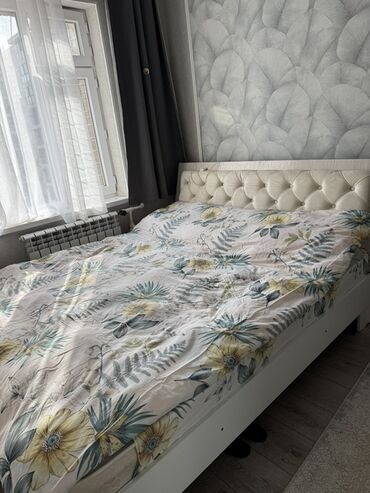 тумба с раковиной бишкек: Двуспальная кровать, С мягким изголовьем, длина - 200 см