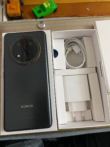 masallı telefon: Honor X9c, 256 GB, rəng - Qara, Barmaq izi — 2
