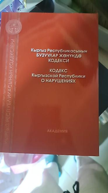 3 3: Комплект печатных изданий «Кодексы Кыргызской Республики» (изд-во — 6