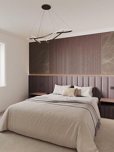 Фасадные 3D панели: Настенные декоративные панели и ТВ-зоны под ключ - Современные — 10