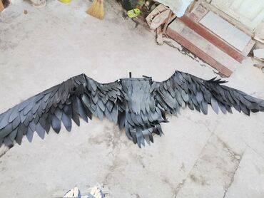 Карнавальные костюмы: Черные крылья. Отлично подойдут на человека ростом 165-175. Немного