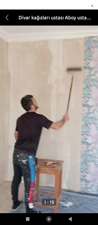 Digər ixtisaslar: Aboy və malyar xidmətləri - Divar kağızlarının (aboy) professional — 5