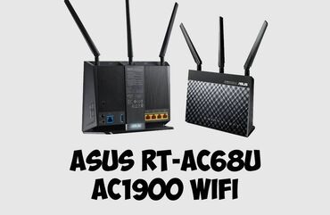 4g router: ASUS RT-AC68U AC1900 1300 Mbps 4 Port Gigabit Wireless AC Gaming