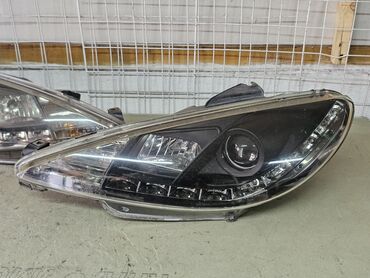 Передние фары: Комплект передних фар Peugeot 2000 г., Б/у, Аналог — 7