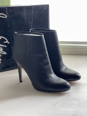 ботинки женские кожа: Батинкелер, 38, Sam Edelman, Колдонулган, түсү - Кара