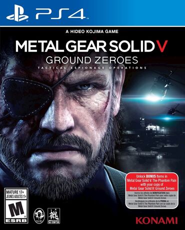 Oyun diskləri və kartricləri: Ps4 metal gear solid 5