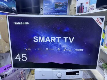 Телевизоры: НОВОГОДНЯЯ АКЦИЯ Телевизор samsung 45G9000 smart tv с интернетом