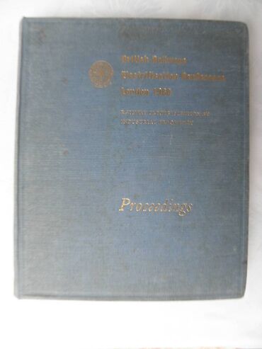 bekstvo iz sosenka knjiga: Knjiga:British railways konferencija o elektrifikaciji London 1960