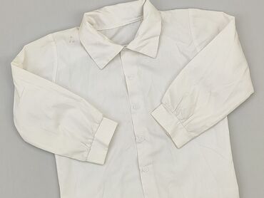 crop top na długi rękaw: Shirt 2-3 years, condition - Fair, pattern - Monochromatic, color - White