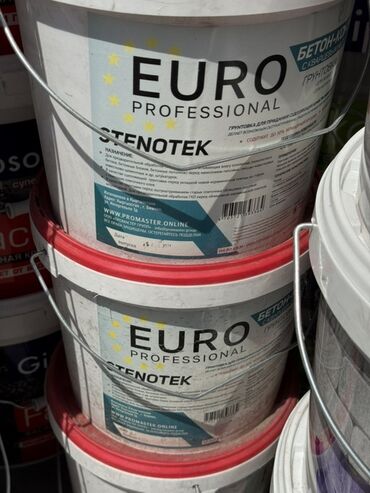 полимерный клей: Грунтовка «Евро Professional Stenotek» предназначена для подготовки