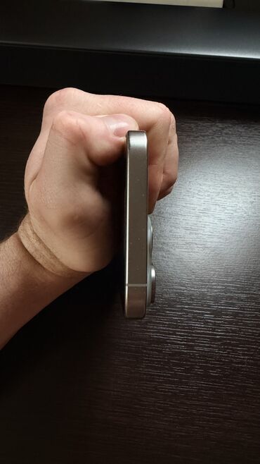 Apple iPhone: IPhone 15 Pro Max, Б/у, 256 ГБ, Natural Titanium, Защитное стекло, Чехол, Кабель, 88 % — 11