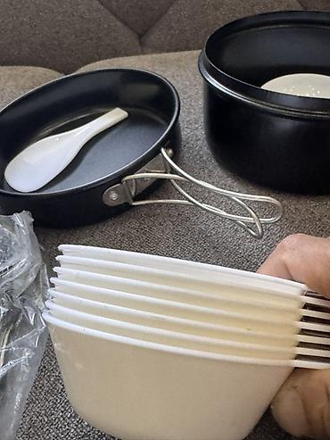 Наборы посуды для готовки: Полевой набор посуды для готовки WILD COOKING SET HM166-C3 Компактный — 16
