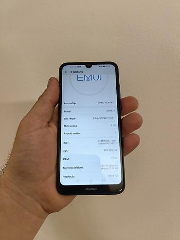 honor telefon: Huawei Y6 2019 plavi dual sim sim free, sa 2/32 gb memorije. Ok očuvan — 4