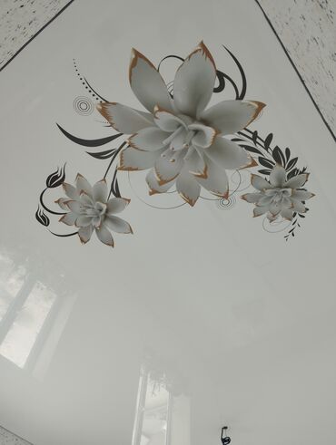 Натяжной потолок: Натяжной потолок Глянцевое, Матовое, 3D потолки Бесплатный замер, Гарантия, Монтаж at lalafo.kg — 3 Натяжной потолок: Натяжной потолок Глянцевое, Матовое, 3D потолки Бесплатный замер, Гарантия, Монтаж — 3