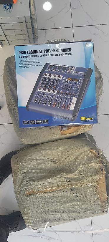 dj controller az: Peşəkar Powered Mixer – 4 kanallı mikser və effekt prosessoru — 1
