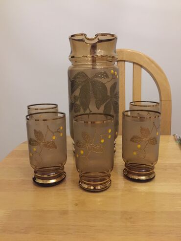 бак кочот: Bohemia (Богемия ) кувшин со стаканами, Чехословакия, времен СССРв