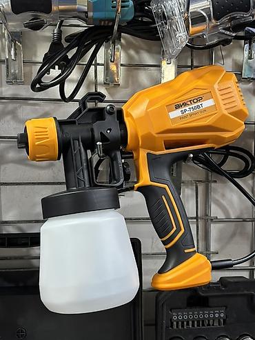 alət qabi: Elektrikli boya püskürdücü – VIKTOR SP-750BT Çatdırılma butun — 1