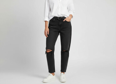 cropp spodnie dresowe: Cropp, Jeansy damskie, rozmiar L