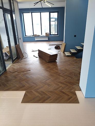 construction work: Укладка пола, Монтаж напольных плинтусов, Стяжка пола | Ковролин, Ламинат, Паркет Больше 6 лет опыта — 2
